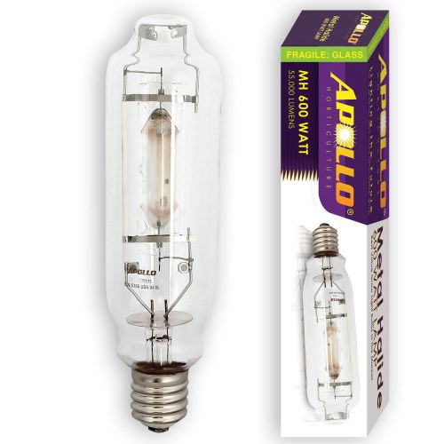 Apollo Horticulture GLBMH600 600 - Watt Metal Halide MH Grow Light Bulb Lamp