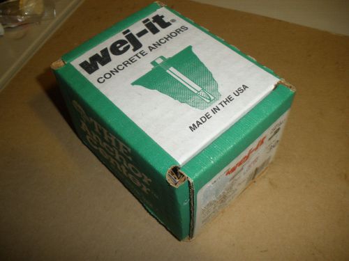 Wej-it  5/16&#034; X 3&#034; H5630 zinc concrete wedge anchors (22) pcs. 5/16-18