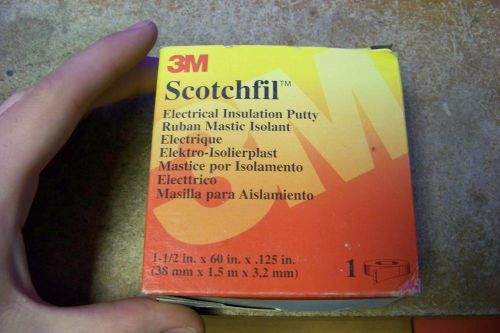 NEW 3M Scotchfil Electrical Insulation Putty (1-1/2 in X 60 in X .125 in)