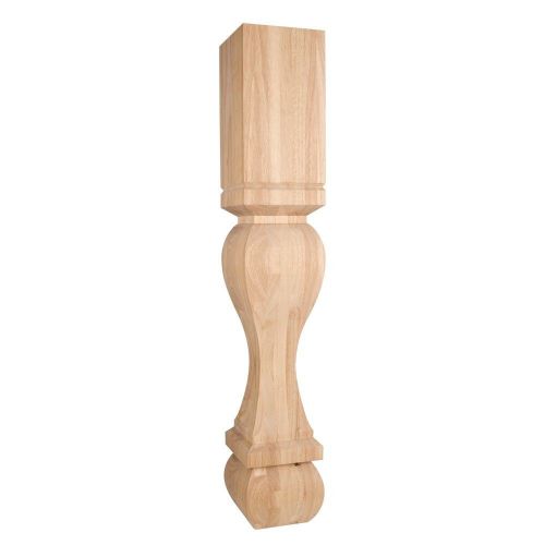 Solid Wood Square Island Post.-  6&#034; x 6&#034; x 35-1/2&#034; - #P13