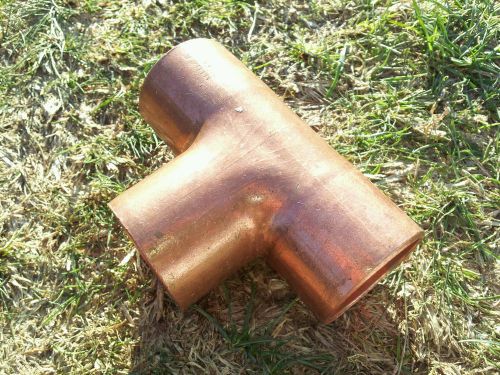 Copper Tee 1 1/4&#034;x1 1/4&#034;x1 1/4&#034; Sweat Plumbing Fitting CxCxC