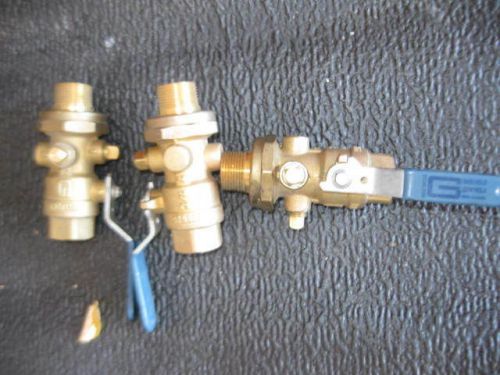 3/4 griswold 600 wog valve lot of 3