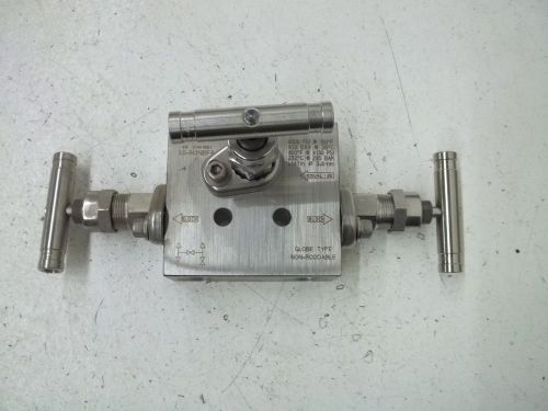 SWAGELOK SS-M3NBF8 VALVE MANIFOLD 3-WAY BALL *NEW OUT OF A BOX*