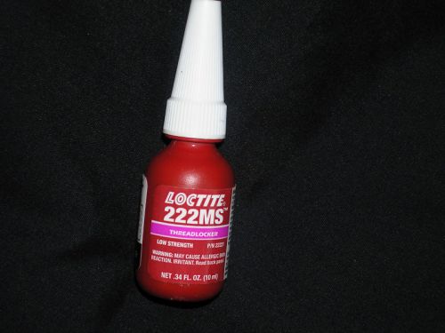 Loctite #222 New .34oz  Bottles  MS   Threadlocker  lot of 3