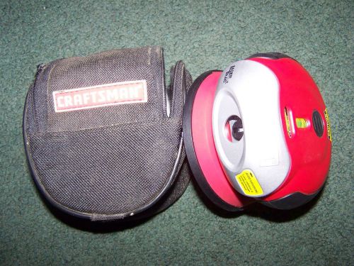 CRAFTSMAN PALM GRIP LASER LEVEL~MAGNETIC BASE &amp; STORAGE CASE INCLUDES