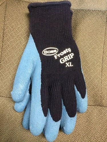 BOSS FROSTY GRIP INSULATED LATEX PALM WORK GLOVE sz XL