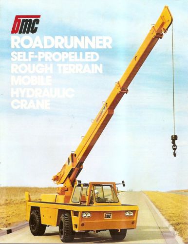 Equipment brochure - broderson - bmc - roadrunner - hydraulic crane (e1767) for sale