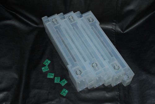 6 Refill Cartridges (440ml) with Auto Reset Chips for Roland: XC XJ SP SJ VP VS