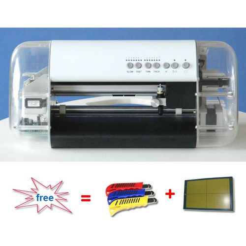 A4 Mini Vinyl Cutter Plotter with Contour Cut + A4 cutting mat+ 1 Cutter Knife