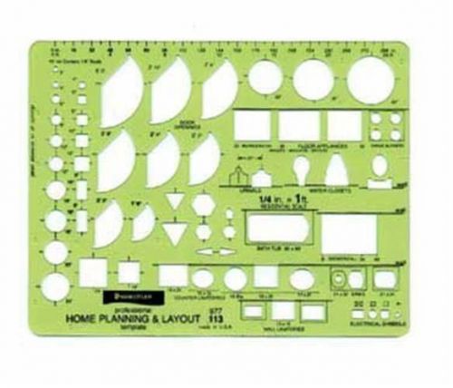 Staedtler Mars Professional Home Planning &amp; Layout Template