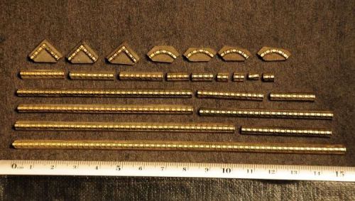 24x lines frame bookbinding Brass Type Letterpress hot stamp line Art Nouveau