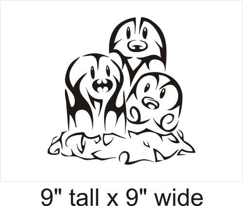 2X Droopy Dogs Silhouette Funny Car Vinyl Sticker Decal Truck Window Laptop FD41