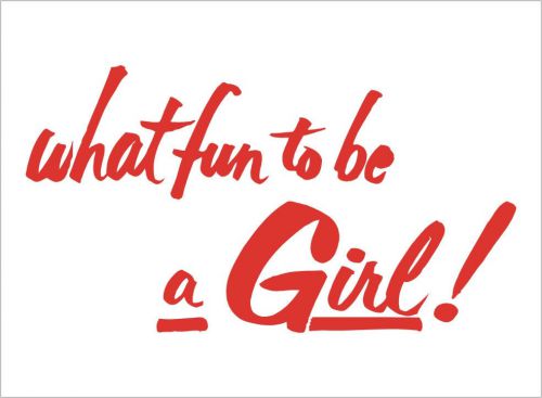 2X Fun to be a Girl Decal Vinyl Sticker Car Truck Bumper Laptop - 575