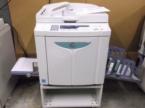 Riso EZ390 HIGH SPEED DIGITAL Duplicator VERY LOW METERS &amp; Automatic Doc Feeder