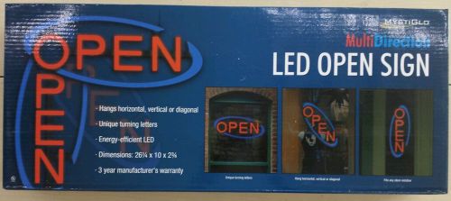 Mystiglo Horizontal/Verticle LED Open Sign