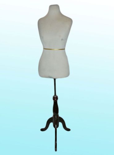 VINTAGE DRESS FORM TRIPOD STAND - DRESSES, PANTS, ADJUSTABLE - MEDIUM SIZE