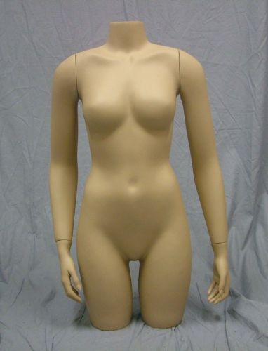 33&#034;25&#034;35&#034; FEMALE MANNEQUIN TORSO W/ARMS FLESH (PH6)