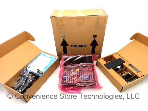 New verifone ruby cpu5 120-key system w/cash drawer, cust display, asm/help desk for sale