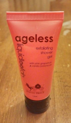 Harvey Prince AGELESS Trial Size 15 ml Liquid Loofah Exfoliating Shower Gel New