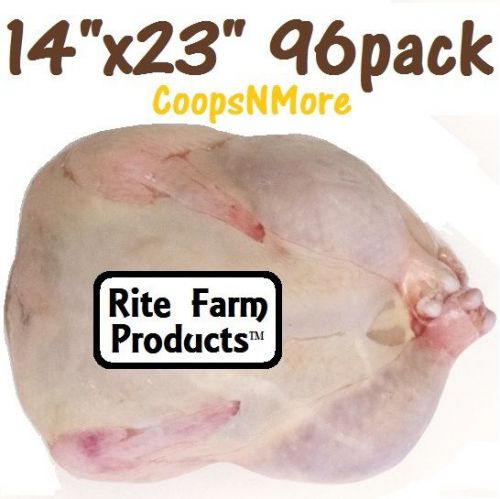 96 PK OF 14&#034;x23&#034; TURKEY SHRINK BAGS POULTRY FOOD PROCESSING SAVER HEAT FREEZER