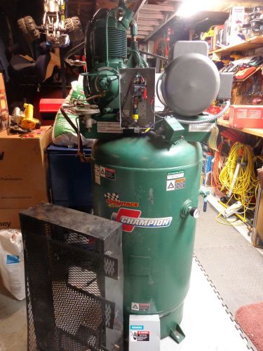 Champion vr7f-8    1 phase 230 volt 7.5 hp 80 gallon vertical air compressor for sale