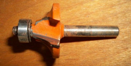 CMT838.317.11 Roundover Router  Bit (Used) 1/4&#034;Shank 1-1/4&#034;Cut Diam 9/16&#034;Cut Len