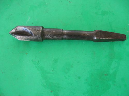 vintage Wells Bros heavy duty metal cutting machinist countersink drill bit