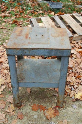 Grinder grinding heavy steel work bench table stand 20&#034; x 24&#034; for sale