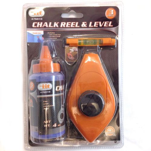 3pc Chalk Line Set - Chalk Line Reel, Chalk, Line Level &gt;Carpentry