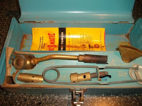 Vintage bernz-o-matic propane torch kit model # tx 27900 for sale