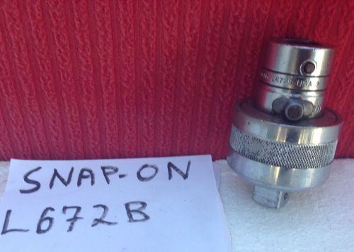 Snap On 3/4 Drive Ratcheting Adaptor Good For Torqometer Or Breaker Bar L672B