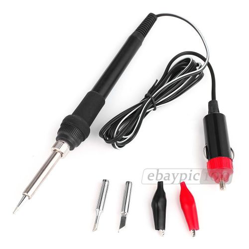 DC12V 24V 25/50W Soldering Iron Repairs Tool for Car Cigarette Socket Powered