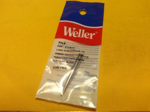 Weller Soldering Tip  PTL8 Long Screwdriver Tip 5/64&#034; x 0.8mm TCP / TC201 Irons