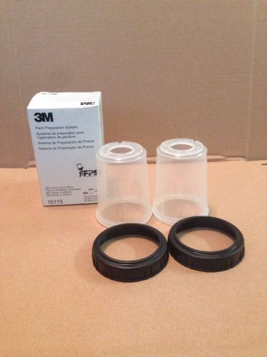 3m 16115 paint preparation system pps (pack of 2) mini cups and collars set for sale