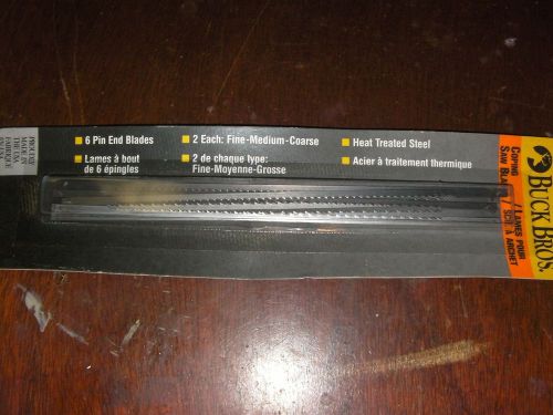 Buck Bros. 6 Coping saw blades.