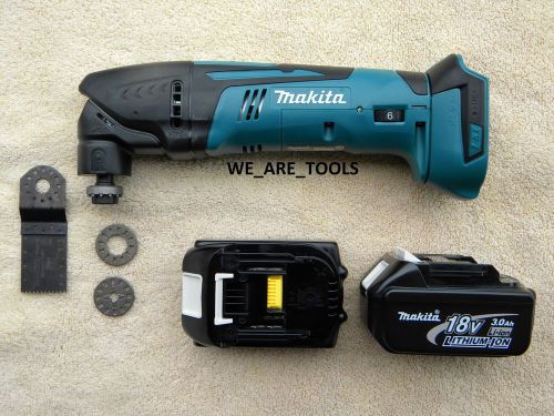 NEW MAKITA 18V LXMT02 CORDLESS OSCILLATING MULTI TOOL,2 BL1830 BATTERIES 18 VOLT