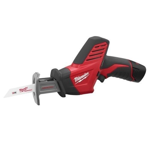 Milwaukee 2420-22 M12 Rechargeable Cordless Hackzall Saw Kit Mini Sawzall