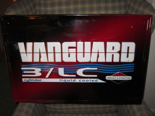 VANGUARD 3/LC TIN SIGN