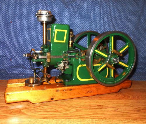 Nice associated hired man hit &amp; miss engine model runs great (see video) l@@k!! for sale