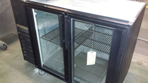 TRUE 2 GLASS DOOR BACK BAR 48 INCH Model #  TBB-24GAL-48G