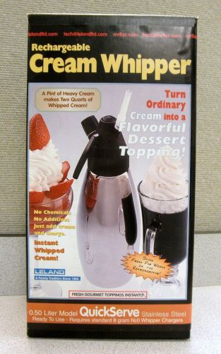 Stainless Steel 0.50 Liter Quick Serve Cream Whipper (Rebuilt) - 22300R