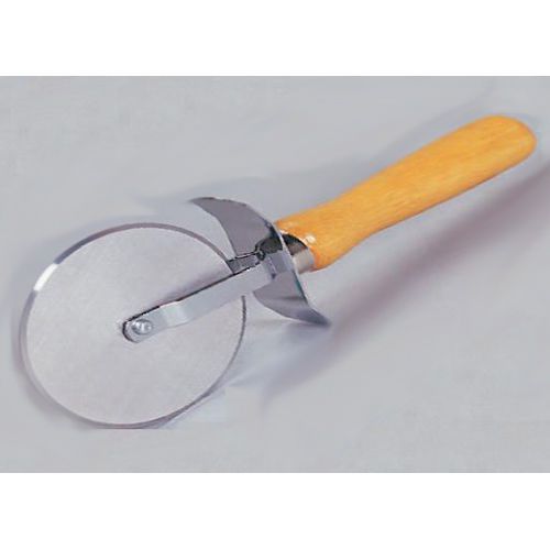 Wooden-Handle Pizza Cutter  3-7/8