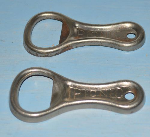 Set of Two Vintage Picnic Bear Bottle Opener