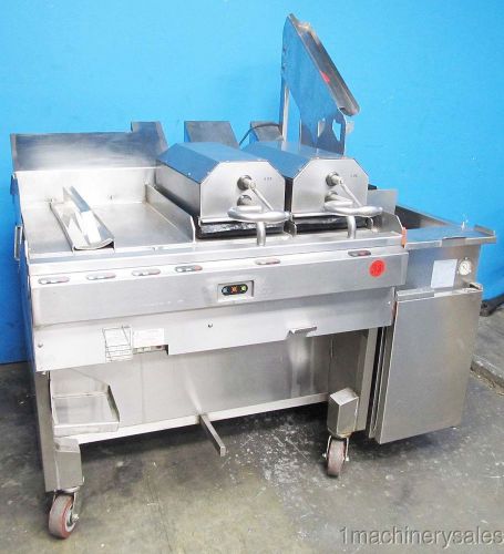 TAYLOR F80223G000 MODEL F802-23 HAMBURGER MEAT PRESS + SIDE MOUNT MEAT WELL