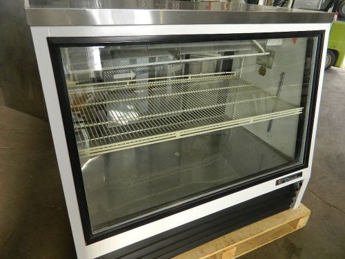 TRUE TSID-48-2 49&#034; SINGLE-DUTY DELI CASE WHITE REFRIGERATED 16 CU FT FRESH PAINT