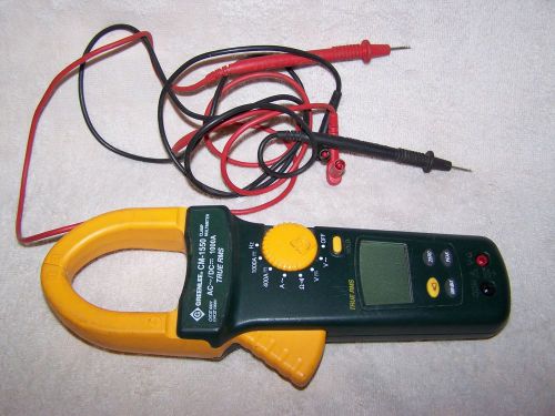 Greenlee CM-1550 1000A AC/DC True RMS Clamp Meter Used Works with Leads