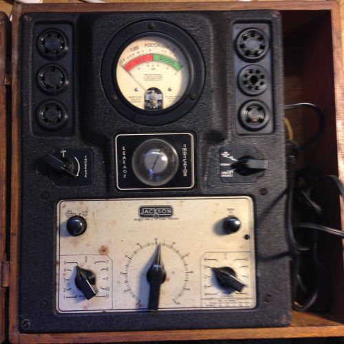 VINTAGE JACKSON MODEL 435A TUBE TESTER