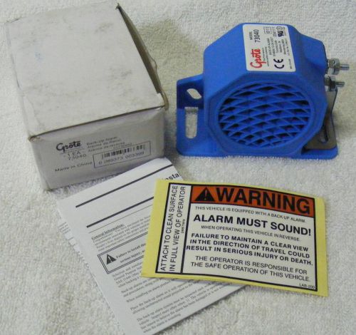 GROTE 73040 Back Up Alarm, 97dB, Blue, 3-5/16&#034; H