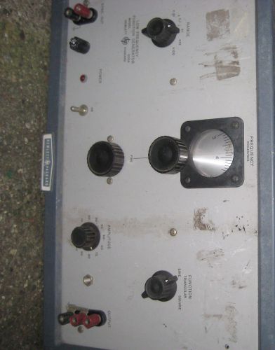 Hewlett-packard 202a low frequency function generator, 1952 vintage for sale