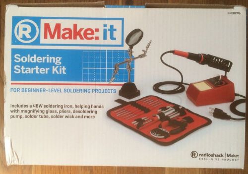 Make: it-  soldering starter kit 6400245 new in box for sale